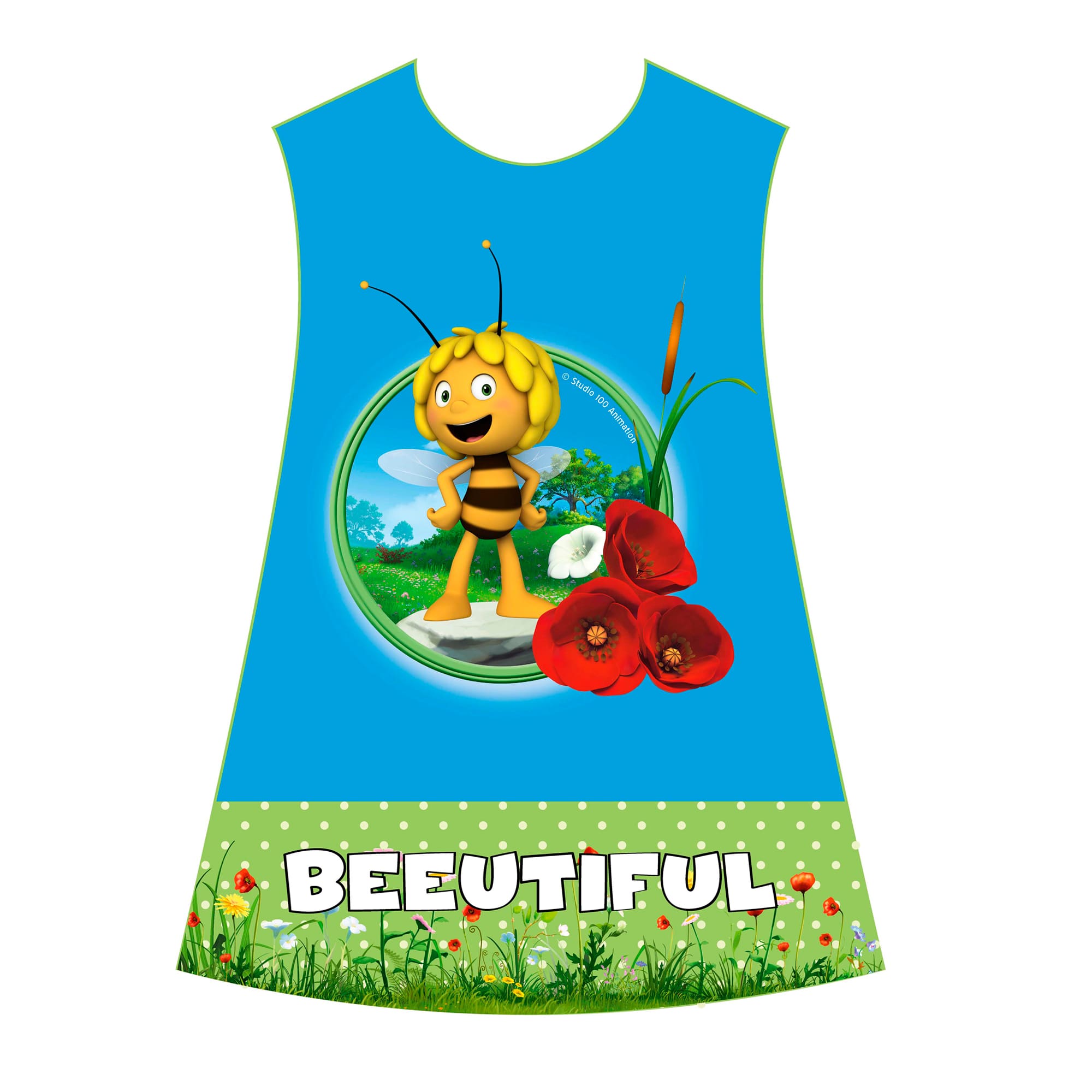 _10812_DELANTAL INFANTIL TALLA 4 ABEJA MAYA